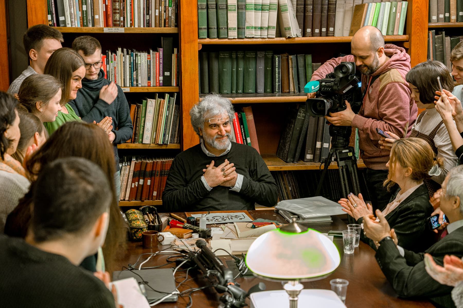 Творческая встреча с иранским художником,  каллиграфом и музыкантом Бахманом Панахи